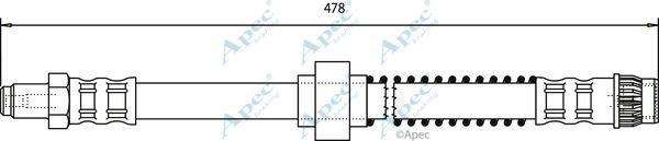 APEC BRAKING Bremžu šļūtene HOS3084